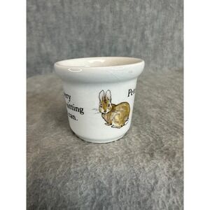 Vintage Wedgwood Peter Rabbit Egg Cup Porcelain Made in England Frederick Warne